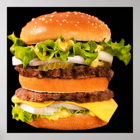 Poster Cheeseburger (Devant)