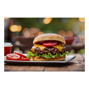 Poster Cheeseburger