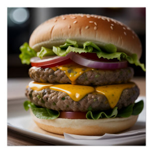 Poster Cheeseburger