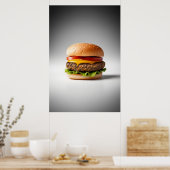 Poster Cheeseburger brillant (Cuisine)