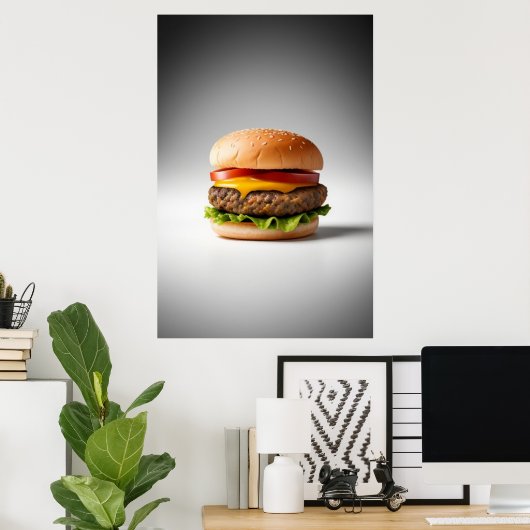 Poster Cheeseburger brillant (Bureau à domicile)