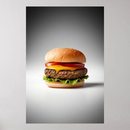 Poster Cheeseburger brillant (Devant)