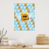Poster Cheeseburger Heaven (Cuisine)