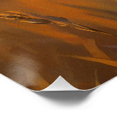 Poster Cheetah africain au coucher du soleil (Coin)