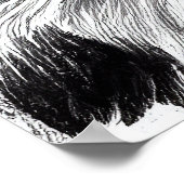 Poster Cheetah Animal Wild Nature Illustration Line Epic (Coin)