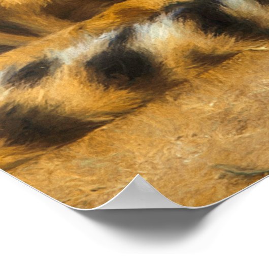 POSTER CHEETAH JUSTE CHILLIN (Coin)