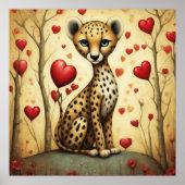 Poster Cheetah Love 3 (Devant)