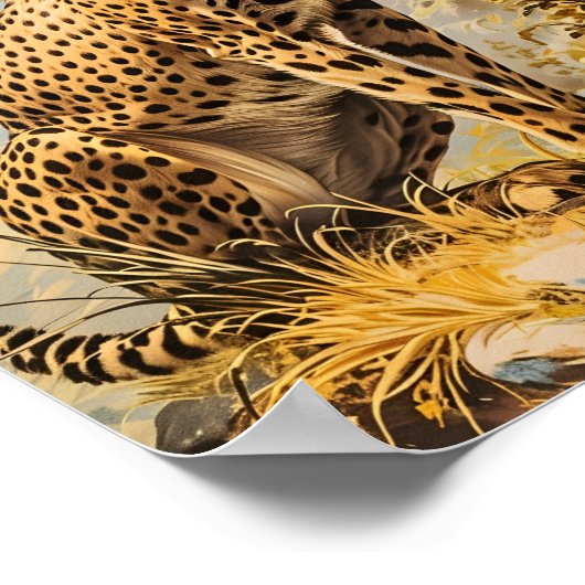 Poster Cheetah vintage (Coin)