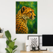 Poster Cheetah Wall Decor Nature Lovers (Bureau à domicile)