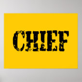 POSTER CHEF (Devant)