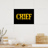 POSTER CHEF (Cuisine)