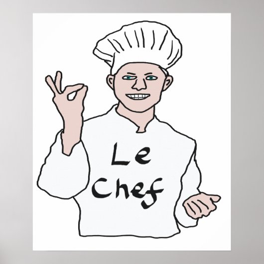 Poster Chef (Devant)