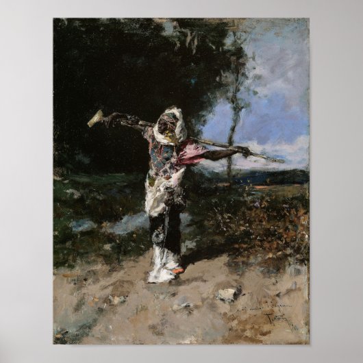 Poster Chef africain de l'art vintage (Devant)