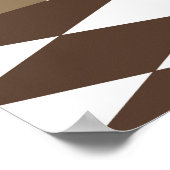 Poster Chef amusant avec grand Casquette en cuisine (Coin)