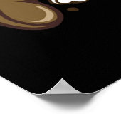 Poster Chef animateur de bande dessinée (Coin)