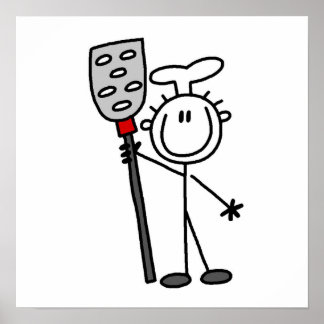 Poster Chef Avec Spatule
