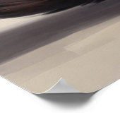 Poster Chef Calico Kitten avec Cuisson à la fourchette (Coin)