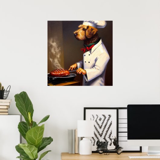Poster Chef chien (Bureau à domicile)