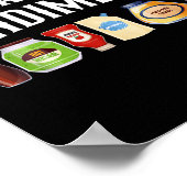 Poster Chef De Condiments Barbecue Grill Barbecue Viande (Coin)