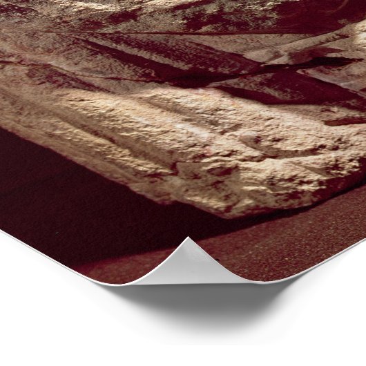 Poster Chef de la déesse Ishtar, d'Amman, Jordanie (Coin)