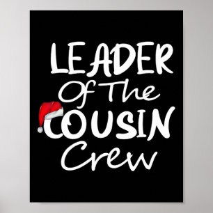 Poster Chef De L'Équipage Cousin Noël Casquette Noël Noël