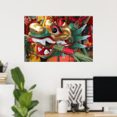 Poster Chef-d'oeuvre de bateau dragon (Bureau à domicile)