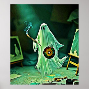 Poster Chef-d'oeuvre Eerie de l'artiste fantôme
