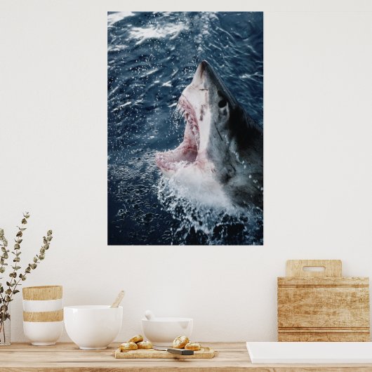 Poster Chef du grand requin blanc (Cuisine)