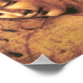 Poster Chef d'une femme La Scapigliata Leonardo Da Vinci (Coin)