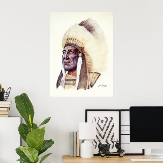 Poster Chef indien (Bureau à domicile)