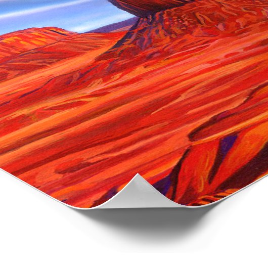 Poster chef indigène américain (Coin)