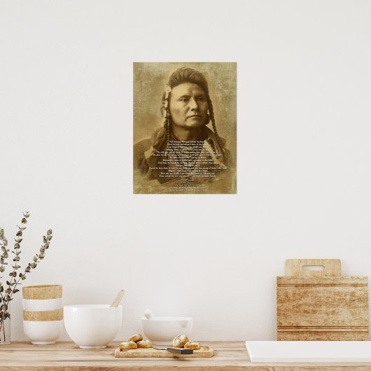 Poster Chef Joseph du Nez Perce (Cuisine)