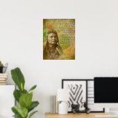 Poster Chef Joseph du Nez Perce (Bureau à domicile)
