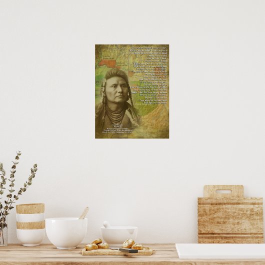 Poster Chef Joseph du Nez Perce (Cuisine)