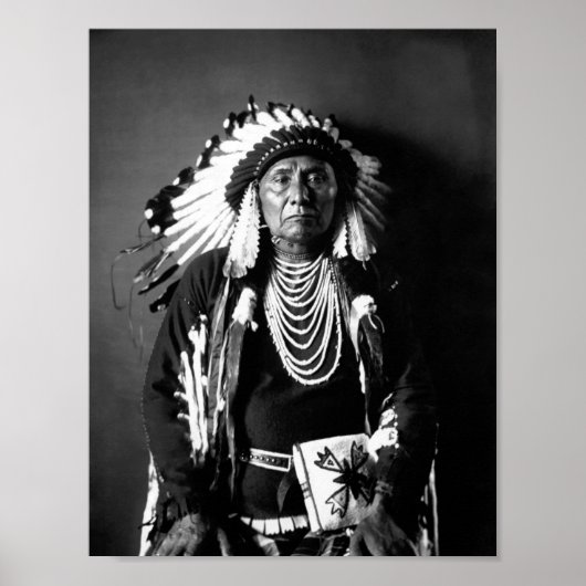 Poster Chef Joseph - Nez Perce Chef - Vers 1900 (Devant)