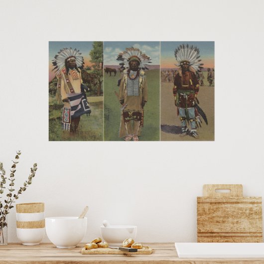 Poster Chef Red Cloud, chef Dewey Beard (Cuisine)