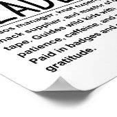 Poster Chef scout (Coin)