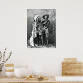 Poster CHEF SITTING BULL et Buffalo Bill Cody (Cuisine)