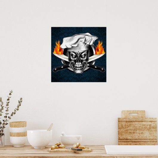 Poster Chef Skull 3.1 (Cuisine)