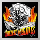 Poster Chef Skull 5 (Devant)