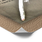 Poster Chef Tecumseh, Alors vivez votre vie (Coin)