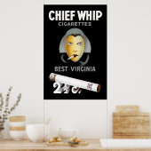 Poster Chef Whip Cigarettes (Cuisine)