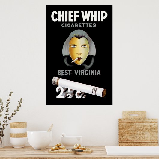 Poster Chef Whip Cigarettes (Cuisine)