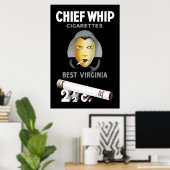 Poster Chef Whip Cigarettes (Bureau à domicile)