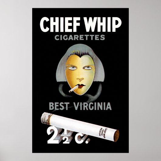 Poster Chef Whip Cigarettes (Devant)