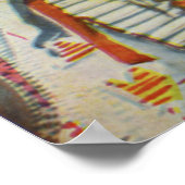 Poster Chef Wolf Robe Blackpieds Amérindiens (Coin)