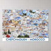 Poster Chefchaouen, Maroc (Devant)