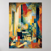 Poster Chefd'œuvre de réinterprétation de terrasse ensole (Devant)