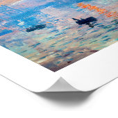 Poster Chefs-d'œuvre de Claude Monet en patchwork (Coin)