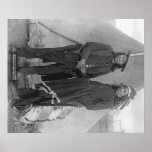 Poster Chefs Oglala "Nuage rouge" et "Cheval américain" (Devant)